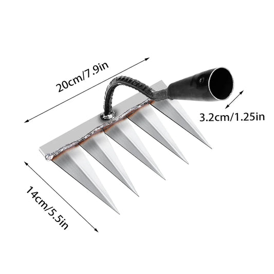 Carbon Steel Garden Weeding Rake